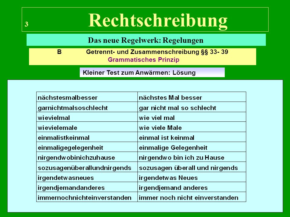 Ich würde empfehlen